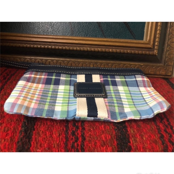 Tommy Hilfiger-Plaid Wristlet - Picture 2 of 4
